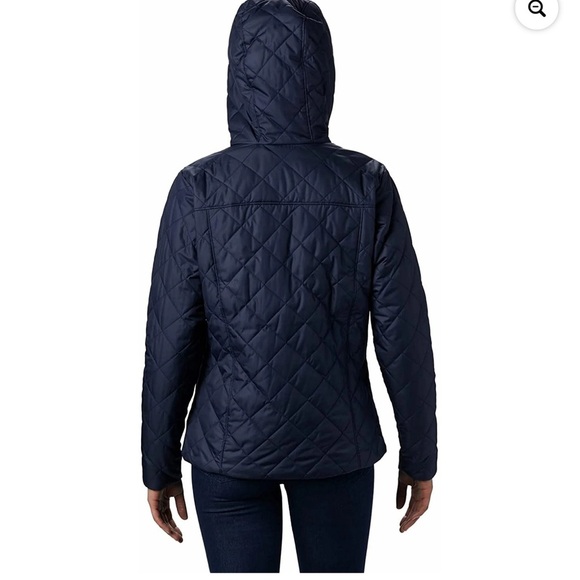 Columbia Womens Copper Crest Hooded Jacket Dark Nocturnal - Picture 2 of 8